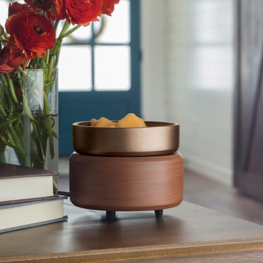 Pewter Walnut 2-In-1 Classic Fragrance Warmer