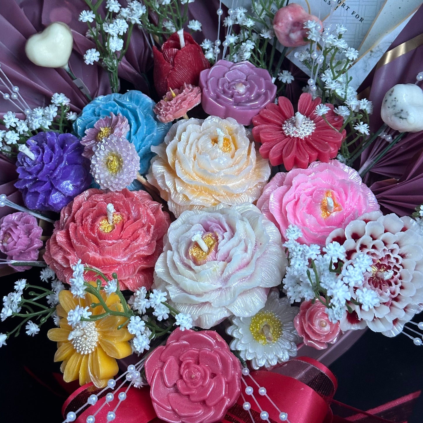 Floral Candle Bouquet