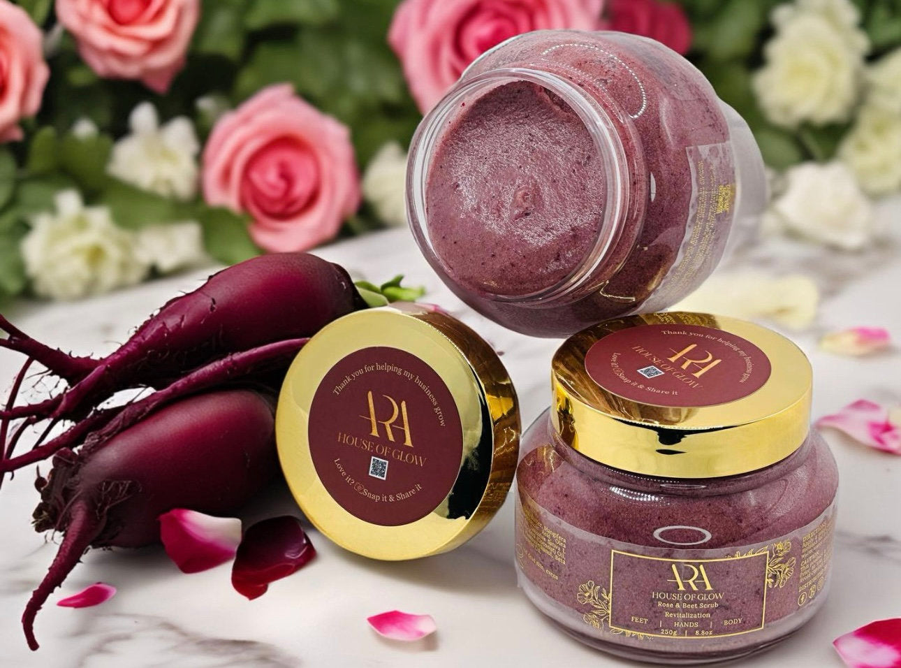 Organic Rose Scrub