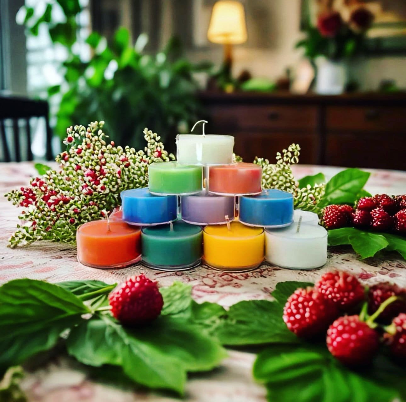 Soy Tea light Candles With Various Flavors