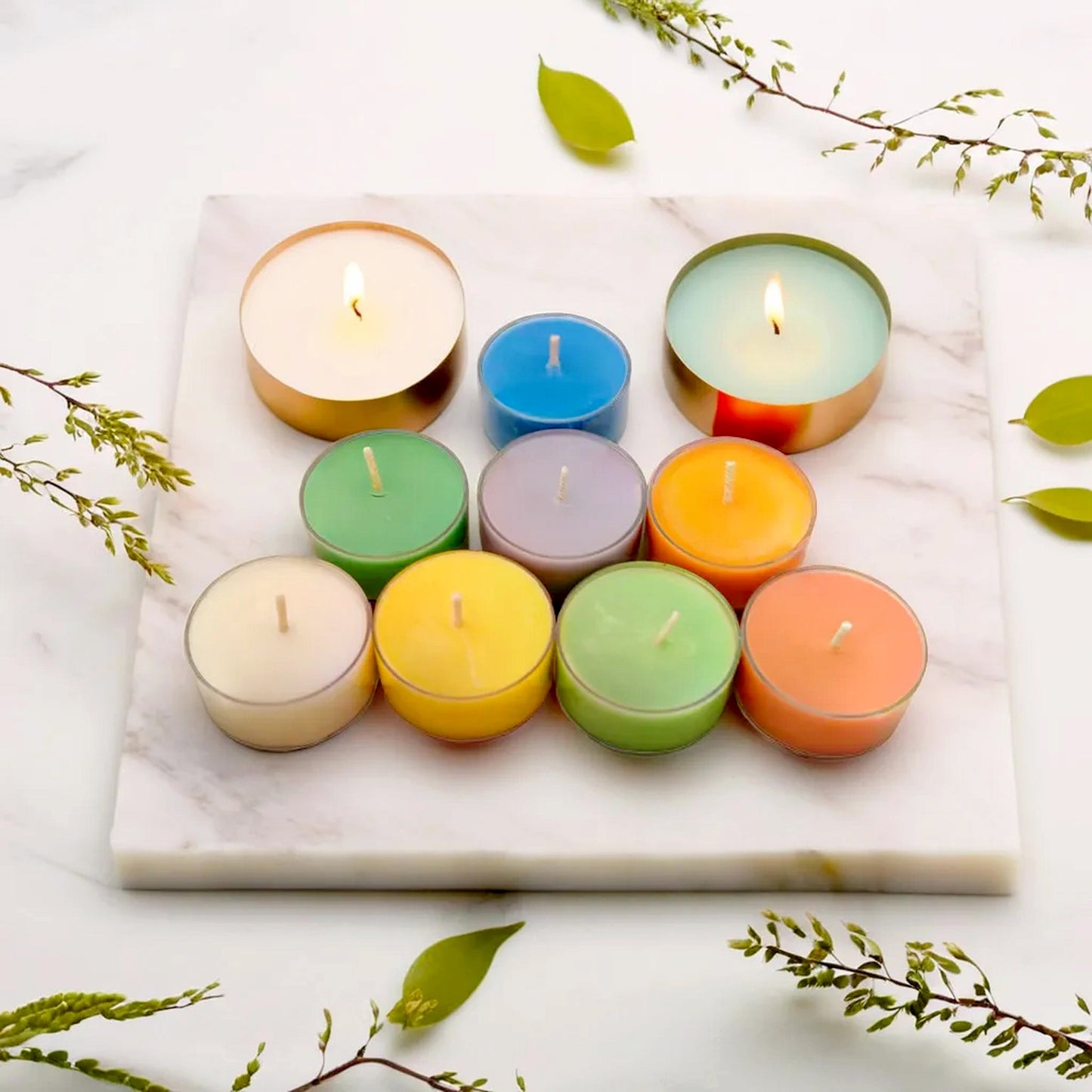 Soy Tea light Candles With Various Flavors